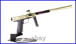 Used Shocker AMP Electronic Paintball Marker Gun with Case Gold / Black