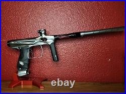 Used Shocker AMP Electronic Paintball Marker Gun with Case Pewter