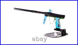 Used Shocker RSX Electronic Paintball Marker Gun with Case Black/Green/Blue