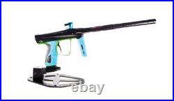 Used Shocker RSX Electronic Paintball Marker Gun with Case Black/Green/Blue