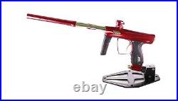 Used Shocker RSX Paintball Marker Gun with Case Red/Gold