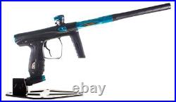 Used Shocker XLS Electronic Paintball Marker Gun with Case Pewter / Blue