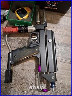 Used paintball marker gun