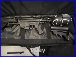 Valken M17 Tactical Mag-fed Carbine Paintball Marker Black. 68 With Extras