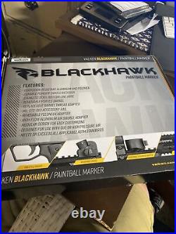 Valken SW-1 Blackhawk Paintball Gun Marker. 68 Caliber Black New in the Box