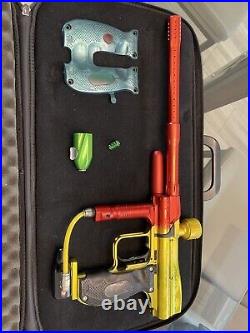 WDP Angel A4 Fly Rasta Edition Paintball Marker Gun Virtue Board UL Barrel Kit