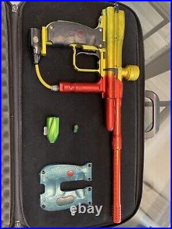 WDP Angel A4 Fly Rasta Edition Paintball Marker Gun Virtue Board UL Barrel Kit