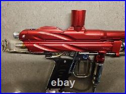 WGP 2K4 Prostock Autococker Paintball Gun- Rebuilt- Tested- Red/Chrome