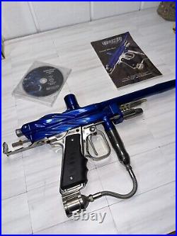 WGP 2K4 Prostock Mechanical Autococker Paintball Gun Marker Blue/chrome