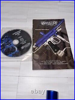 WGP 2K4 Prostock Mechanical Autococker Paintball Gun Marker Blue/chrome