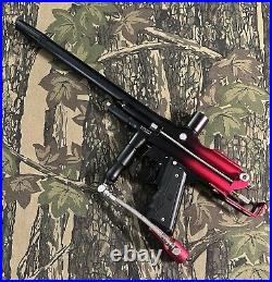 WGP Trilogy Competition Comp Autococker Red Black Fade Paintball Gun Working