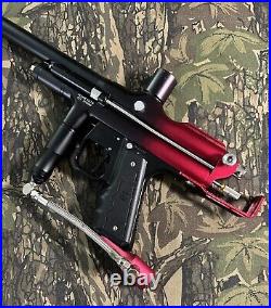 WGP Trilogy Competition Comp Autococker Red Black Fade Paintball Gun Working