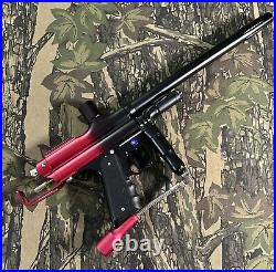 WGP Trilogy Competition Comp Autococker Red Black Fade Paintball Gun Working