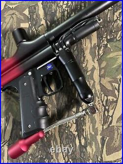 WGP Trilogy Competition Comp Autococker Red Black Fade Paintball Gun Working